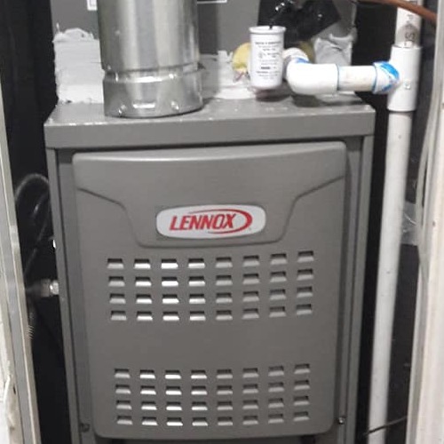 A Furnace Installed