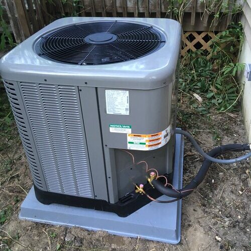 Outdoor AC condenser unit
